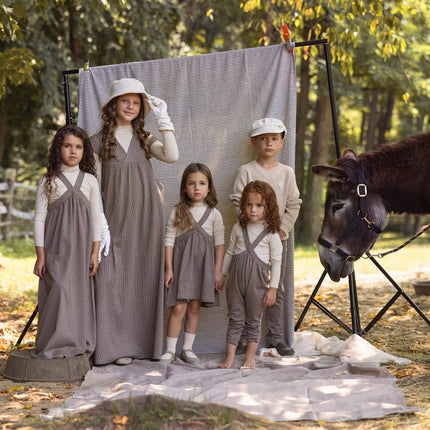 Brown & Beige Houndstooth Collection