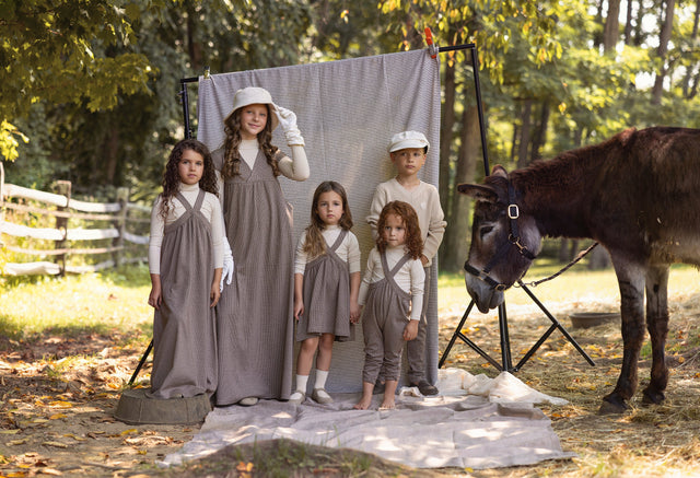 Brown & Beige Houndstooth Collection