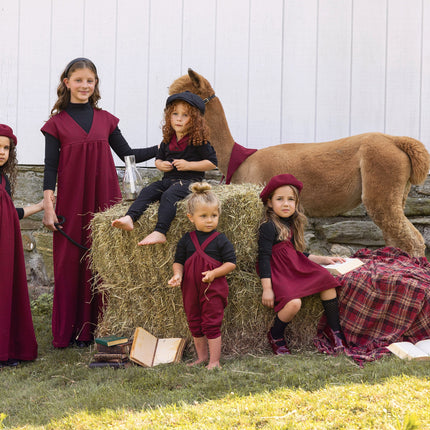 Wine & Black Houndstooth Collection