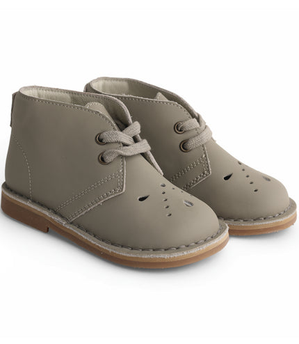 105 - Green Leather Lace Shoe