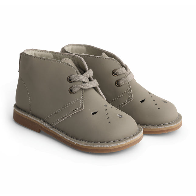 105 - Green Leather Lace Shoe