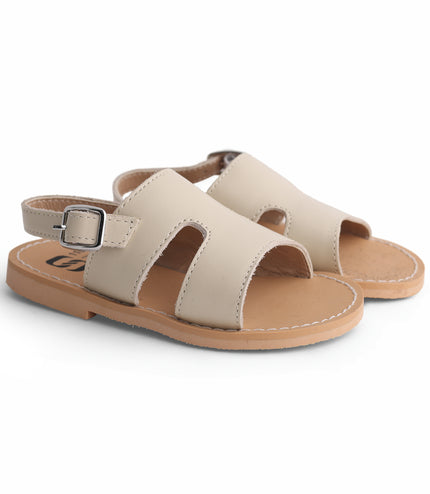 110 - Stone Leather Sandel