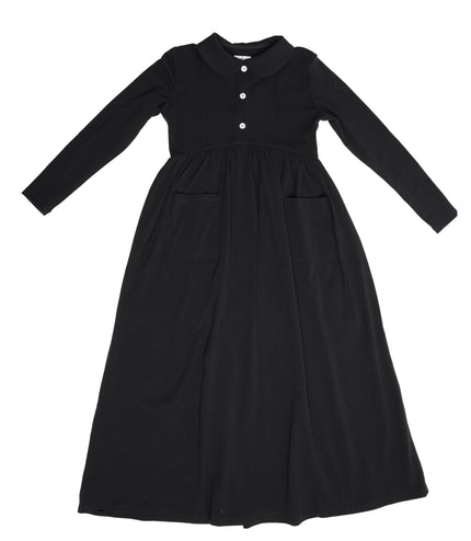 A1 -  RED BUD BUTTON MAXI DRESS