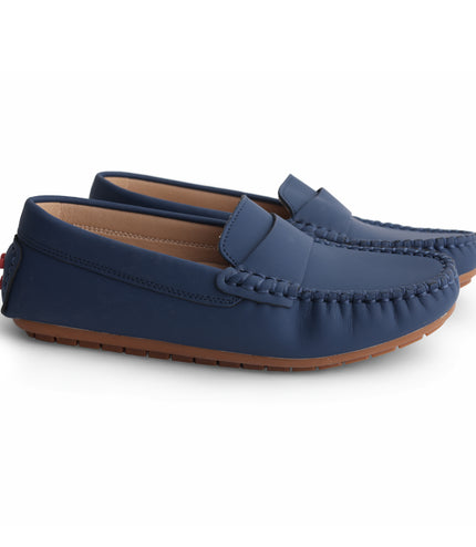 201 - Navy Nubuck Loafer