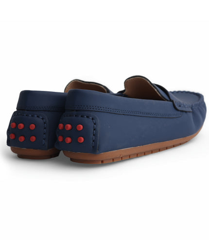 201 - Navy Nubuck Loafer