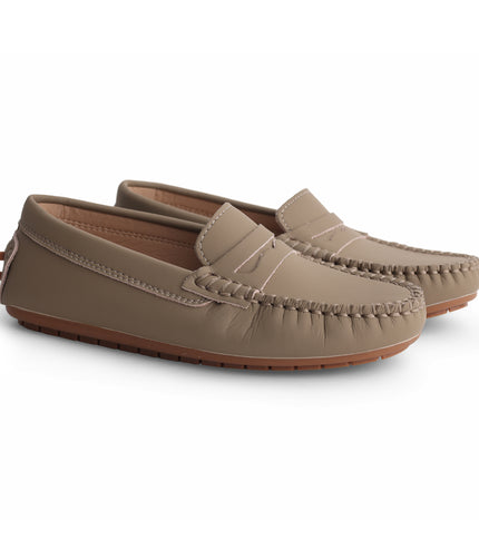 204 - Beige Nubuck Loafer