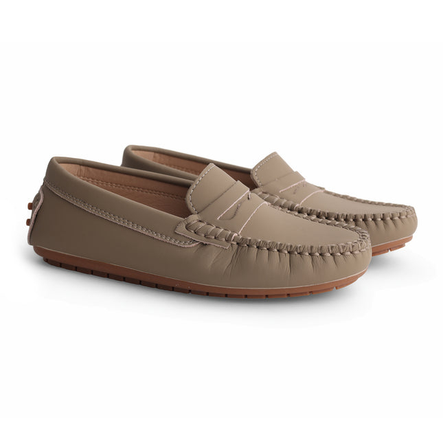 204 - Beige Nubuck Loafer