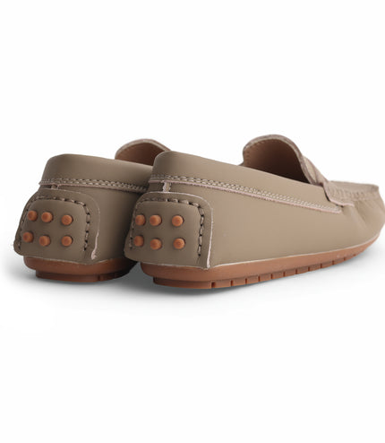 204 - Beige Nubuck Loafer