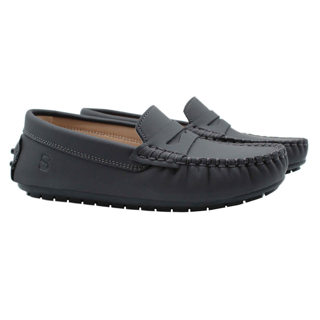 W210 - Charcoal Nubuk Loafer