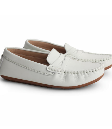 211 - Mint Green Leather Loafer
