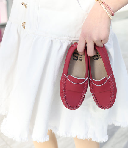 212 - Cherry Leather Loafer
