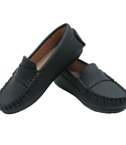 213 - Black Nubuck Loafer