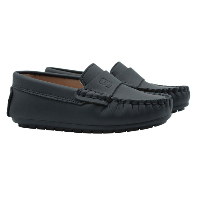 213 - Black Nubuck Loafer