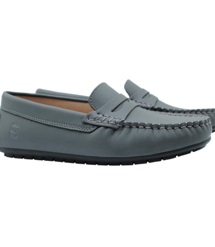 W218 - Grey Nubuk Loafer