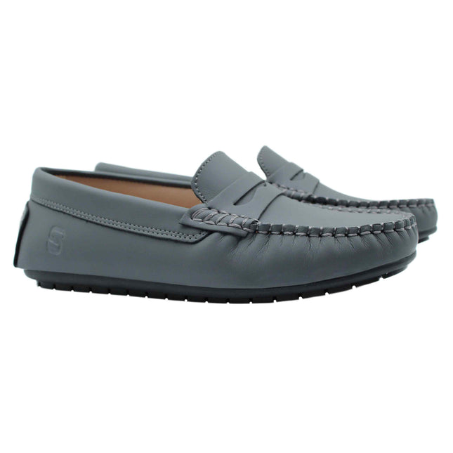W218 - Grey Nubuk Loafer