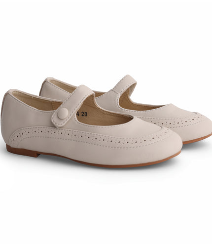 304 - Stone Round Leather Wingtip