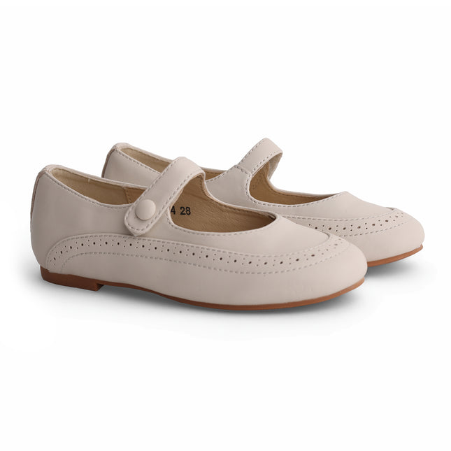 304 - Stone Round Leather Wingtip