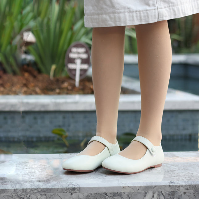 309 - Mint Green Leather Mary Jane
