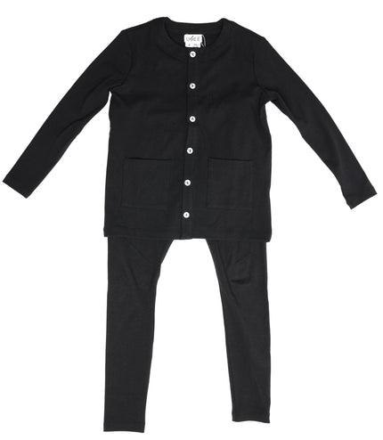 A6 - BLUE BUD BUTTON BOYS’ LOUNGE SET