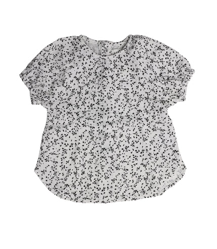 F6 - BABY BLACK/ WHITE GAUZE SHIRT