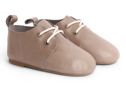 806 - Taupe Low Leather Soffee