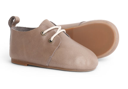 806 - Taupe Low Leather Soffee