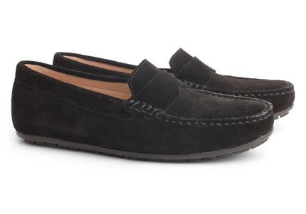 507 - Black Suede Loafer
