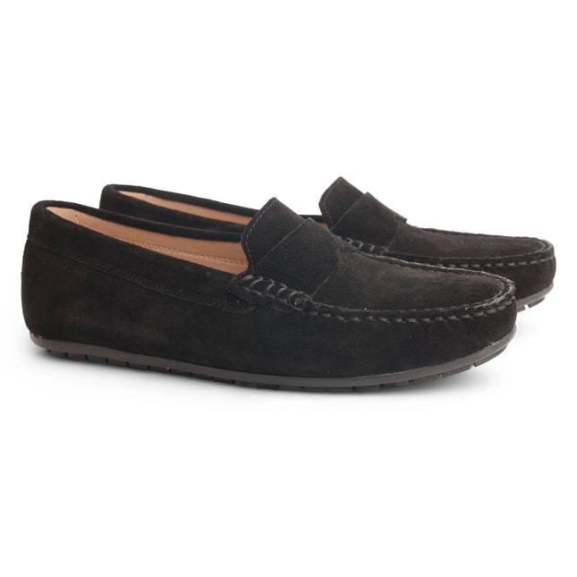 507 - Black Suede Loafer