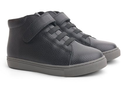 612 - Black Pebbled Leather