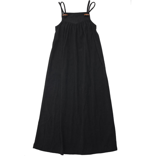 D1- Girls Corduroy Toggle Maxi Jumper