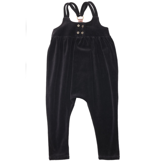 A4- Baby Black Double Strap Maxi Rumper