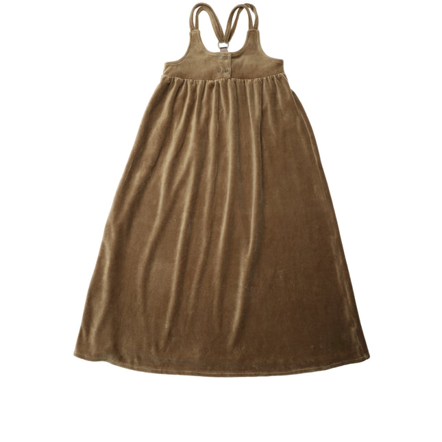 B1- Girls Bronze Double Strap Maxi Jumper