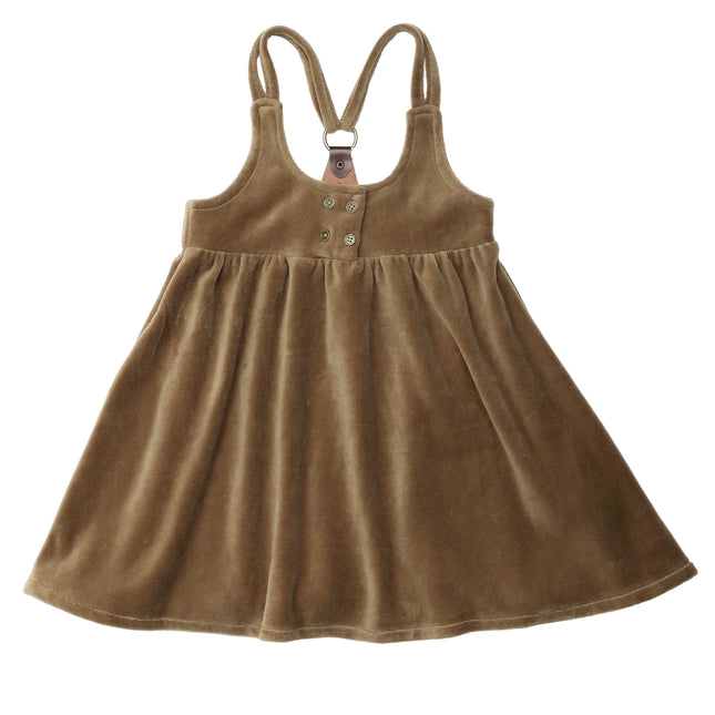 B2- Girls Bronze Double Strap Maxi Jumper