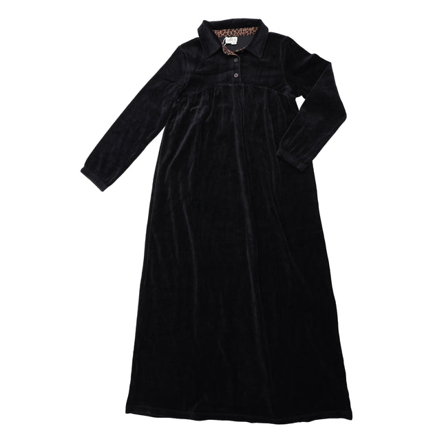 I2- Teen Leopard Trim Maxi Dress