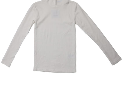 T2- Girls Off White Mock Neck