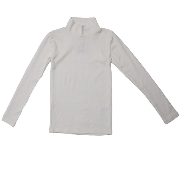 T2- Girls Off White Mock Neck