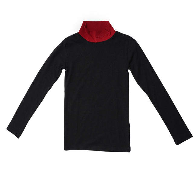 T4- Wine Mock Neck