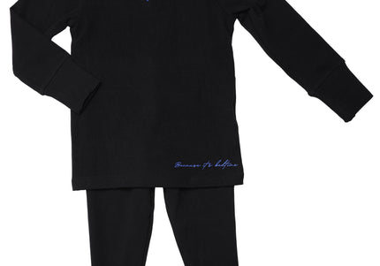 P4- Boys Black Pajama Set