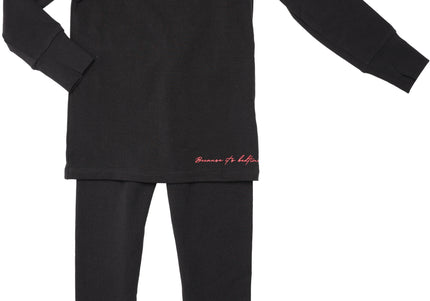 P1- Girls Black Pajama Set