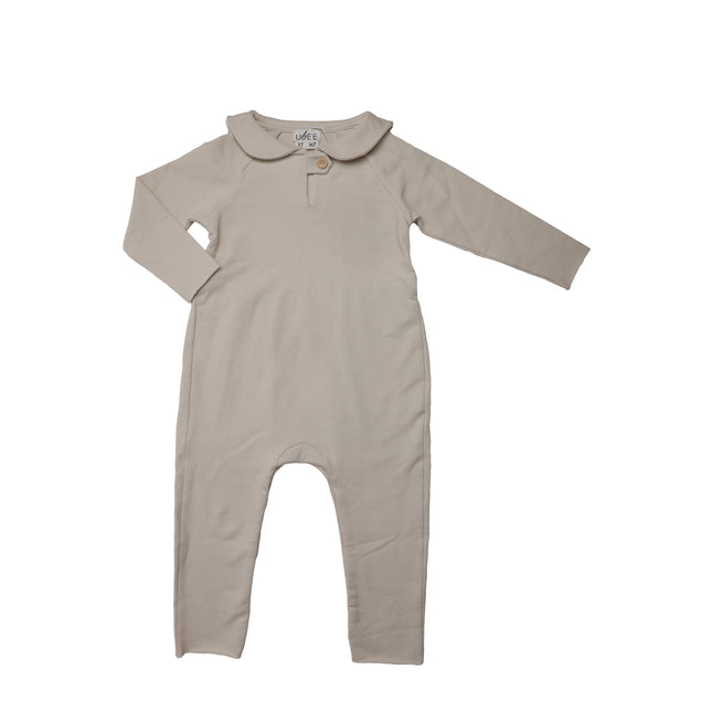 H7- Baby Sand French Terry Romper