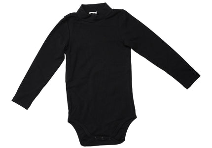 T7- Toddler Black Mock Neck Onsie