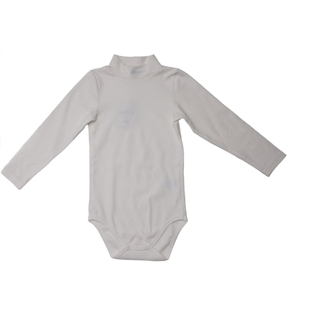 T8- Toddler Off White Mock Neck Onsie