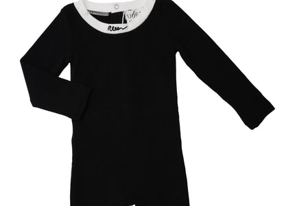 T12- White Trim Footie
