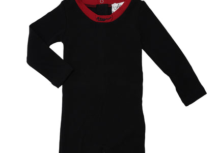 T13- Wine Trim Footie