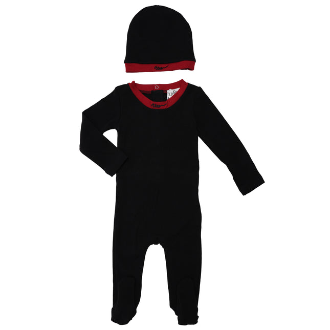 T13- Wine Trim Footie