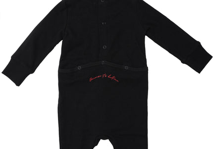 P5- Girls Black Pajama Footie
