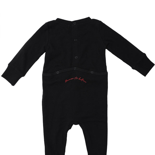 P5- Girls Black Pajama Footie
