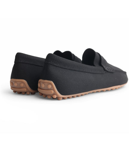 503 - Black Flyknit Loafer