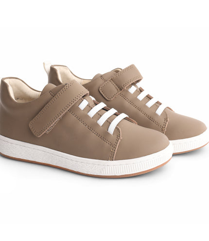 605 - Olive Leather Camper Sneaker