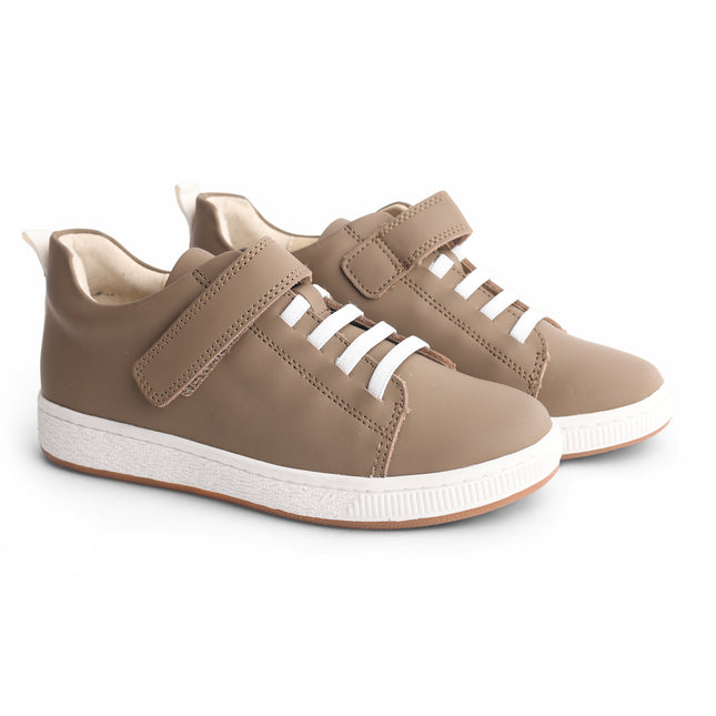 605 - Olive Leather Camper Sneaker